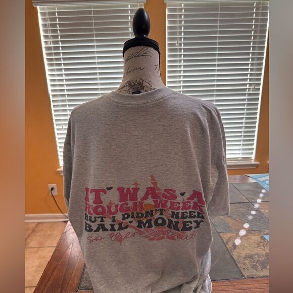 Skeleton hands rough week shirt - Picture 4 of 7